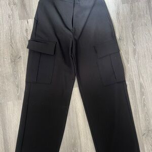Zara Black Cargo Slack Pants XS